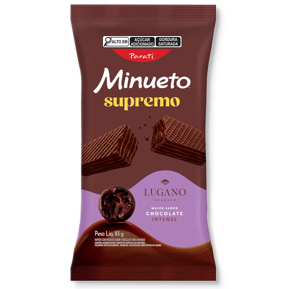 Wafer Minueto Supremo de Chocolate 83g
